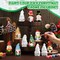 12 Sets Ceramic to Paint Winter Christmas Ready to Paint Your Own Ceramic DIY Paintable Figurine